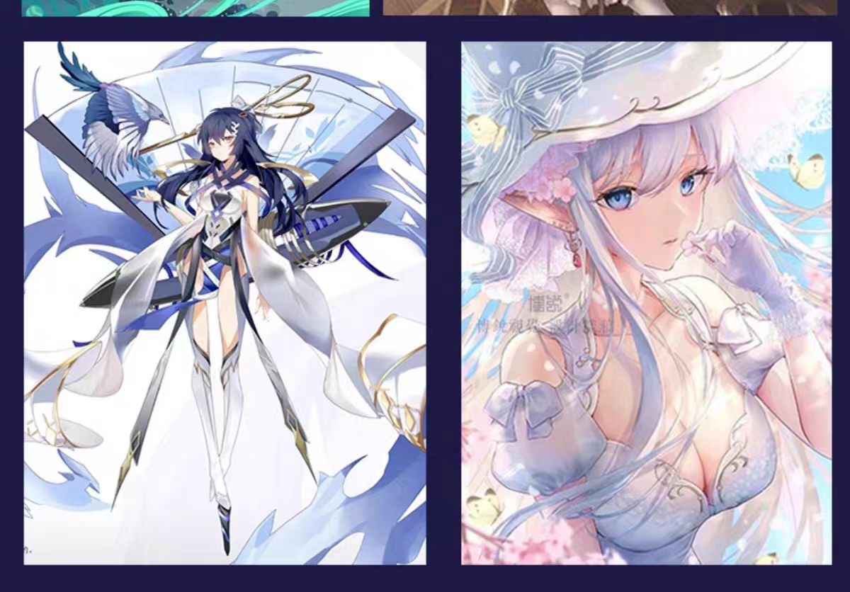 游戏角色设计cg原画人设立绘代画