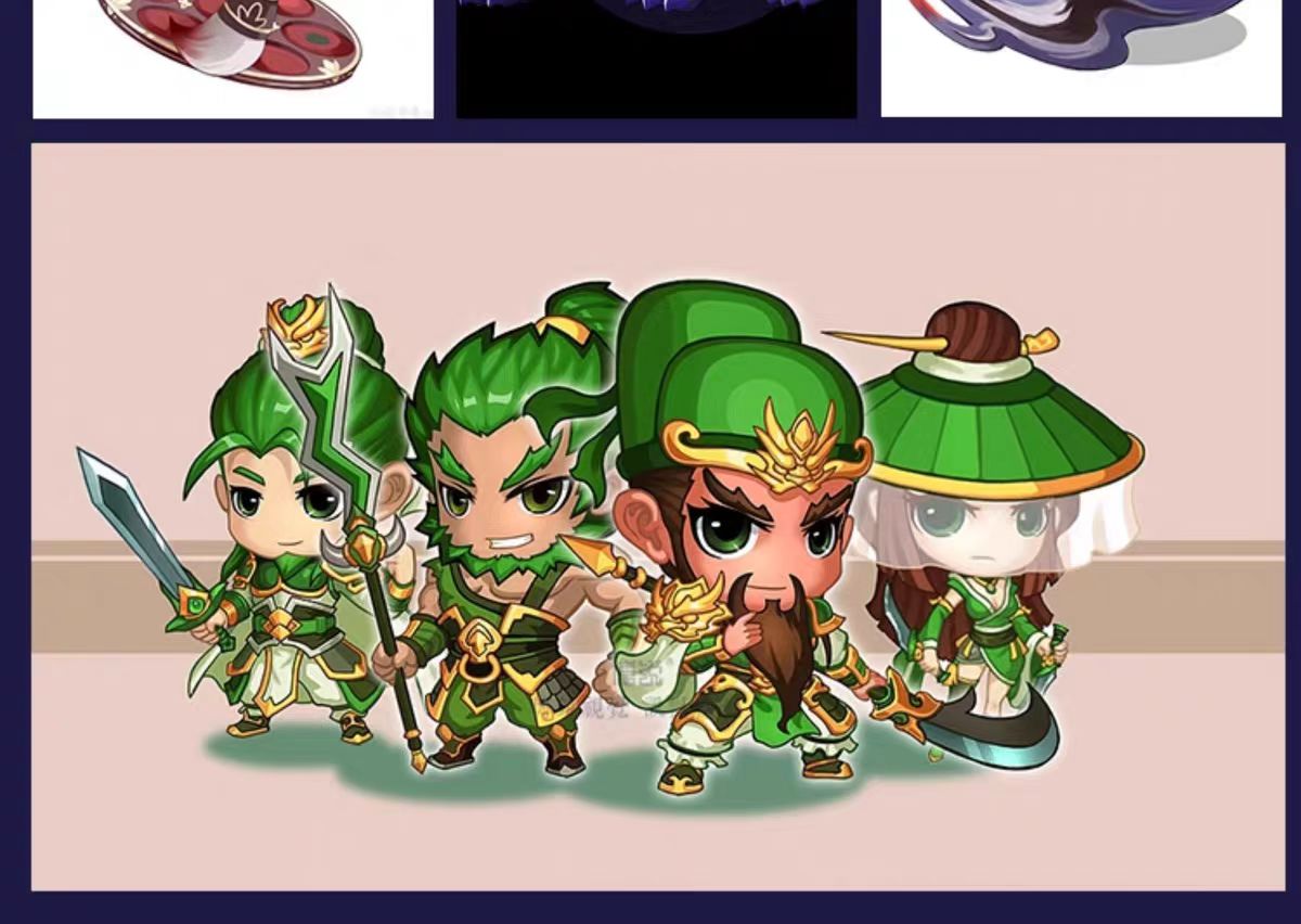 游戏角色设计cg原画人设立绘代画