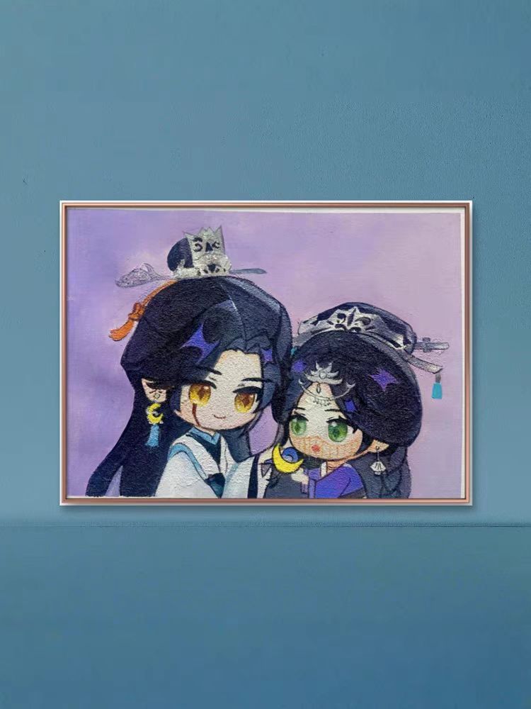 手绘定制油画风景画人物肖像画代画定金支付