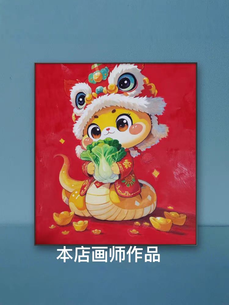 手绘定制油画风景画人物肖像画代画定金支付